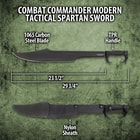 Combat Commander Modern Tactical Spartan Sword - 1065 Carbon Steel