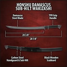 The handle is TPR and the pommel is high carbon steel