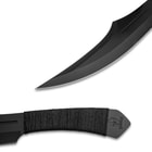 Views of the handle and blade