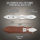Gil Hibben Hall of Fame Throwing Knife Set