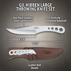 Gil Hibben Large Throwing Knife Set