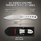 Gil Hibben GenX Pro Thrower Triple Set Small