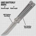 Classic Grey Butterfly Knife Specifications