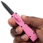 Pink ShadowMaster Mini OTF in hand