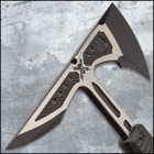 M48 Liberator Infantry Tomahawk With Sheath - Cast Stainless Steel Head, Black Oxide Coating, Injection Molded Nylon Handle - Length 15 3/4”