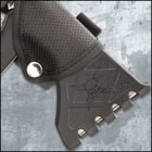M48 Woodsman Axe With Sheath - Camping Axe, 2Cr13 Cast Stainless Steel Head, Black Oxide Coating, Nylon Fiber Handle - Length 15 1/2”