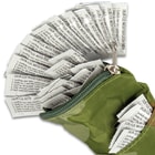 Rothco Military Water Purification Powder - Eliminates Most Bacteria, Treats Eight Gallons, 30 Packets, Three-Year Shelf-Life