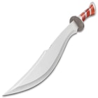 Arabian Heartwood Scimitar Sword With Sheath - Stainless Steel Construction, Heartwood Handle Accents - Length 25”