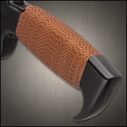 Hibben HellFyre Highlander Bowie Knife With Sheath - HellFyre Damascus Steel, Wire-Wrapped Handle, Black Metal Pommel And Guard - Length 13 1/2”