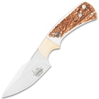 The fixed blade shown from the side