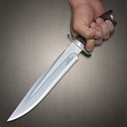 The Gil Hibben Tundra Toothpick shown in hand