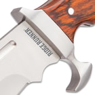 Ridge Runner Woodland Reverie Bowie / Fixed Blade Knife - Stainless Steel, Full Tang - Genuine Zebrawood - Nylon Sheath - Collecting, Field Use, Display and More - 13 1/4"