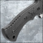 M48 Liberator Sabotage II Combat Knife With Sheath - Cast Stainless Steel, Black Oxide Coating, Layered G10 Handle - Length 13 1/2”