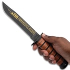 50th Anniversary Vietnam Commemorative Knife in hand