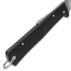 Kriegar Helden Rand Kat Knife - Carbon Steel Lockback Pocket Knife - Historical German Military Reproduction - Lightweight Steel Handle, Slim Profile, Lanyard Loop - WWI WWII Army - 4 1/4" Closed