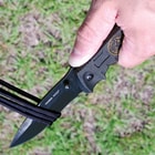 Timber Wolf Assist Rescue Black Folding Knife