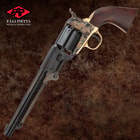 1862 Dance Black Powder Pistol - .44 Caliber, Single Shot, Casehardened Steel Frame, Walnut Grip - Overall Length 13 1/5”