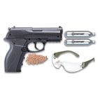 Crosman Phantom Kit CO2 Powered Air Pistol - Polymer Frame, Precision Steel Barrel, Picatinny Rail, BBs And CO2 Cartridges Included