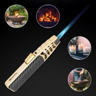 Full image of Torch Lighter on with examples of what it can be used for.