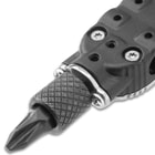 Trailblazer Torque Driver Multi-Tool With Flashlight - Four Hex Bits, Wrenches, Bottle Opener, Angle Driver, Carabiner - Length 3 3/4”