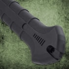 The 40” overall length sword can be carried in its nylon sheath with an adjustable, quick-release shoulder harness