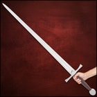 Historic Forge Two-Handed Medieval Sword in hand