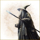 The Hobbit Illuminated Staff of The Wizard Gandalf With Wall Mount - High Intensity LED Light - 73" Length