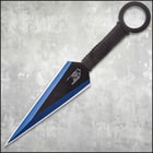 Blue Guardian Ninja Sword and Kunai / Throwing Knife Set with Sheath