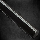 Shinwa SilkFang Handmade Shirasaya / Samurai Sword - Double-Edged Blade; Exclusive, Hand Forged Black Damascus Steel; Hand Lacquered Hardwood - Sleek Ninja Stealth, Functional, Battle Ready, Full Tang