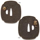 Sokojikara Joker Katana With Scabbard - T10 Clay Tempered Steel Blade, Genuine Black Rayskin, Brass Fittings -Length 39 1/4”