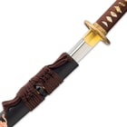 Literally a handcrafted masterpiece from blade to scabbard, it has been forged and painted by master smiths and artists
