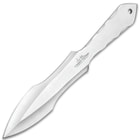 Gil Hibben Champion Throwing Knife Set With Sheath - Solid, One-Piece Stainless Steel Construction, Lanyard Hole - Length 11”
