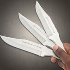 Each handle has three weight-reducing through-holes and is gently curved for a comfortable, balanced grip when throwing