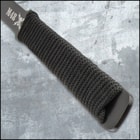 The full-tang handles are wrapped in black cord for a comfortable, slip-free grip, allowing you to throw with ease
