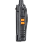 Designed for dim light situations, the radio has a variety of voice prompt options to activate basic functions and VOX mode