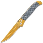 The automatic knife in its open position