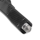 OTF Nightpiercer Black handle close up