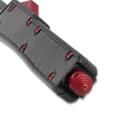 OTF Nightpiercer Red and Black handle close up