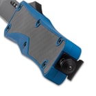 Blue Sentinel Tanto handle close up
