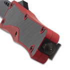 Red Sentinel Tanto handle close up