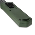 Green Iron Viper handle close up