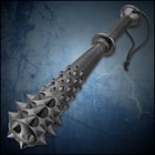 Night Watchman Law Enforcement Thumper - Solid One-Piece Polypropylene Construction, Spiked Pommel - Length 20”
