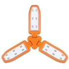 Trailblazer Tri-Folding Solar Camping Light - 18 LEDs, Built-In Battery, Micro USB Charging Cable, Tough ABS Construction, Hanging Hook