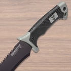 The high-impact TPU handle with its rubberized grip gives you a slip-free hold even in the worst weather or environmental conditions
