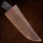 The knife shown from blade to handle