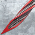 Cardinal Sin Red M48 Cyclone - 2Cr13 Stainless Steel Blade, Reinforced Nylon Handle, Stainless Steel Guard And Pommel