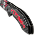 45/47 Trump Knife handle close-up