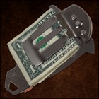 Timber Wolf Money Clip Pocket Knife - Stainless Steel Blade, Non-Reflective Finish, Pakkawood Handle Scales, Assisted Opening