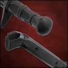 Close up image of the handle and pommel of the Training Katana and Dagger.