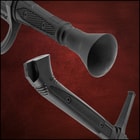 Close up image of the Training Swords pommels and handles.